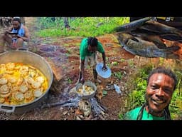 FROM THE RIVER TO THE FARM CARPS STEAM DOWN WITH CRACKERS