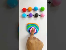 mixing colour / clay art #mixing #clayart #youtubeshorts #shorts