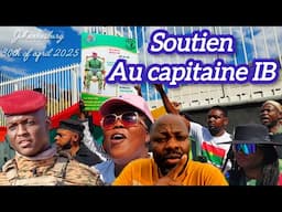 Burkinabes and african in south africa joined global demonstration in support of Ibrahim Traoré