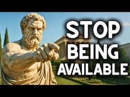 When You Stop Being Available Everything Changes | Stocism