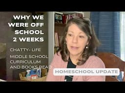 NEW 💕LIFE and homeschool update: marriage, high school graduate, middle school curriculum