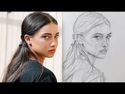 How I Draw Faces That Actually Look Good 😲 | Loomis Drawing Tutorial