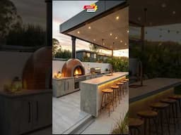 TRANSFORM Your Backyard! The ULTIMATE Patio Outdoor Kitchen Design Inspiration #fyp #ytshorts #patio
