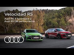 Velocidad RS | Audi RS 3 Sportback y Audi RS Q8 performance