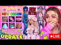 ❗ SPRING UPDATE! Sharing ALL CODES, Item SHOWCASE & SECRETS! | ROBLOX Dress to Impress Live