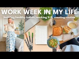 *PRODUCTIVE* WEEK IN MY LIFE 🌼 building healthy habits, trying new recipes, my 9-5 routine