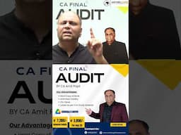 CA Final Audit-Batch with Unlimited Validity-By CA Amit Popli #cafinalaudit #cafinalauditrevision