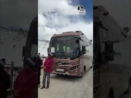 KhardungLa-world’s 2nd highest motorable road 🚌🏔️#jelajaratheesh #puthettutravelvlog #khardungla