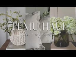 SUMMER TEMU HOME DECOR HAUL 2025| home decor + organization 2025