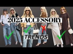Top 20 Handbag & Accessory Trends of 2025 Including a Few I Won't Ever Wear!  | Fashion Over 40