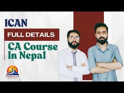 CA Course in Nepal (ICAN) || Fees, Subjects, Time Duration, Exam , Intake || Full Details - Gurubaa