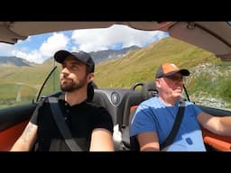Driving the Stelvio Pass in a convertible