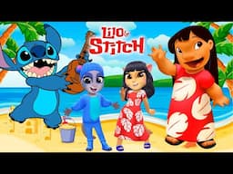 My talking angela 2 | Lilo VS Stitch | New Update | cosplay