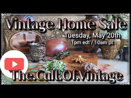 Vintage & Antique Home Sale : Jewlery Glass Ephemera Cloisonne