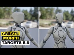 How To Create Morph Targets In Unreal Engine 5.6  ( New Tool )