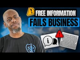 Why Free Info Won’t Build Your Business 😱