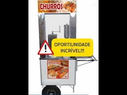 ⚠⚠⚠OPORTUNIDADE INCRÍVEL!!! PROMOÇÃO CARRINHO DE CHURROS, DE 3,600 POR 2.070,00 + CUPOM DE 30 0FF😃
