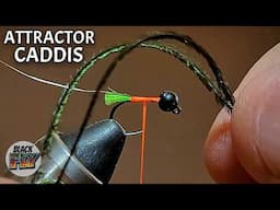 ASMR Fly Tying "Attractor Caddis" Trout Honestly Love This Bug