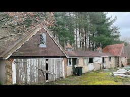 BILLS ABANDONED BARN. HE LIVED IN A BARN TO BE CLOSER TO HIS HORSES.