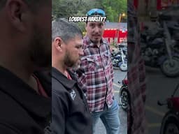 He Wants to Prove He has the Loudest Harley at the Rally!