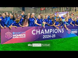 Full-time SCENES as Chelsea win the WSL for the sixth year in a row! 👏