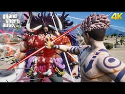GTA 5 - Sukuna VS Kaido | Jujutsu Kaisen X One Piece Battle!