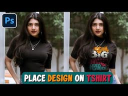 Photoshop Tricks For Beginners | How To Put Any Logo On A T-shirt Realistically