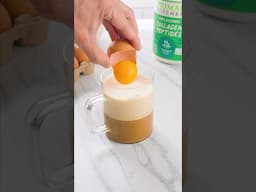 Trying Egg Coffee