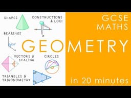 All of GEOMETRY in 20 mins - GCSE Maths