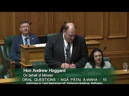 Andrew Hoggard stands up for Kiwi farmers against tree hugger Green MP