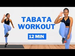 12 MINUTE FAT BURNING HIIT | INTENSE HOME CARDIO WORKOUT