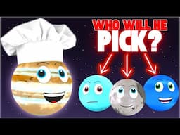 Planet Jupiter and Ganymede – Which Planet or moon will be hired? | Planets for Kids/Solar System