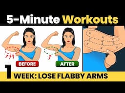 Get Rid of FLABBY ARMS in 1 WEEK at Home 💕 Slim Arm Workout Tighten Loose Skin