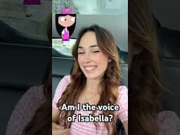 I am the voice of Isabella from Phineas and Ferb 🥹 | Andra Gogan