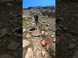 Breathing is harder at 10,000 feet on the Bishop Pass Trail #trailrunning #ultrarunning #explore