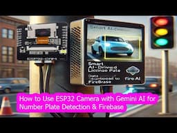 How to Use ESP32 Camera with Gemini AI for Number Plate Detection & Firebase Database