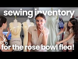 biiiig production week!!! making inventory for the rose bowl flea market! | STUDIO VLOG 104
