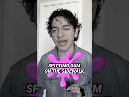 When you step on gum…