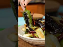 Sizzling Chiles Toreados Recipe #shorts