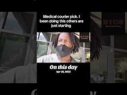 #gigjobs  medical courier work during pandemic covid days were best money days