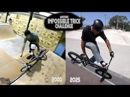 Trying An Old School Trick Inspired By BMX Legend Mat Hoffman!