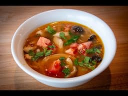Tom Yum Gai - Thai Hot and Sour Soup with Chicken. Super easy and delicious with Chef John!