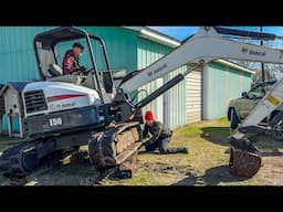 I found my dad a mini excavator and he is NOT HAPPY with me