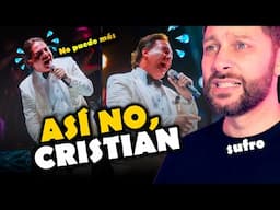 Cristian Castro ya no puede más y lo dice en su concierto