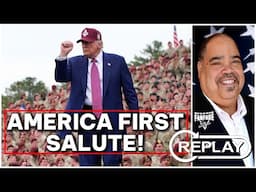 PRESIDENT TRUMP SALUTES AMERICA'S MILITARY WITH HUGE PARADE!