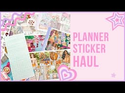 Planner Sticker Haul ☆ New and Old Shops!