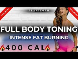 60-MIN INTENSE HIIT WORKOUT with WEIGHTS AND RESISTANCE BAND 🔥 Sculpt Your Body, Burt Fat All Over