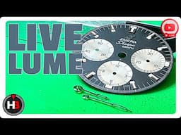 Vintage Enicar Sherpa Graph watch - Dial and Hands Relume - Live Lume