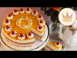 💝 FRUCHTIG UND SO LEICHT! 💝 LECKERE PFIRSICH-MELBA-TORTE BACKEN! REZEPT VON SUGARPRINCESS 👌🏻