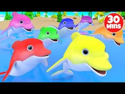 Learn Colors, Shapes, Numbers & ABCs with Wooden Puzzle Toys | Fun Fruit & Veg Names Edu for Kids